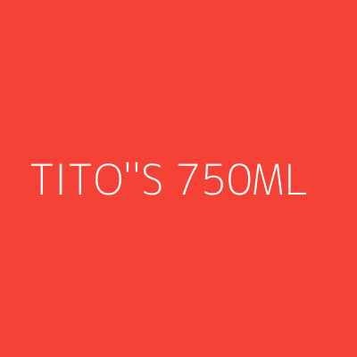 Product TITO''S 750ML