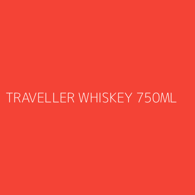 Product TRAVELLER WHISKEY 750ML