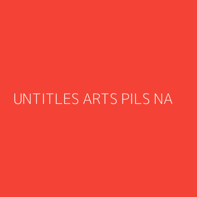 Product UNTITLES ARTS PILS NA