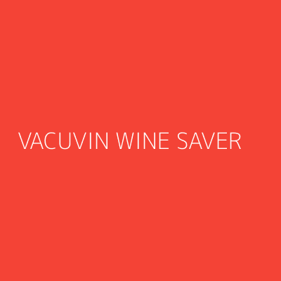 Product VACUVIN WINE SAVER 