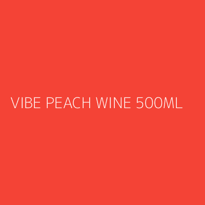 Product VIBE PEACH WINE 500ML