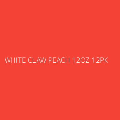Product WHITE CLAW PEACH 12OZ 12PK