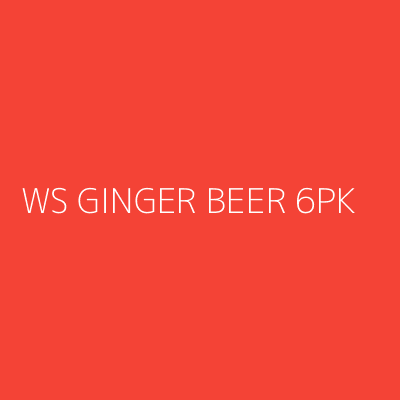 Product WS GINGER BEER 6PK