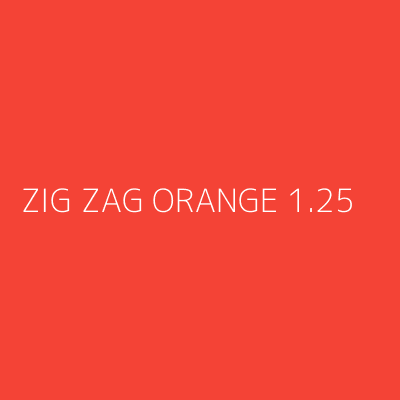 Product ZIG ZAG ORANGE 1.25