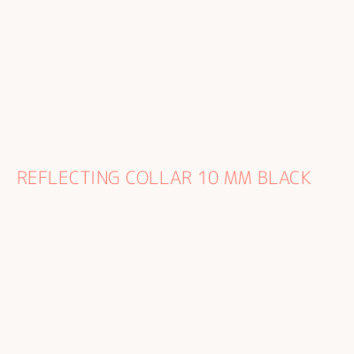 REFLECTING COLLAR 10 MM BLACK 