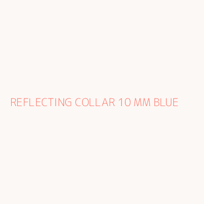 REFLECTING COLLAR 10 MM BLUE 