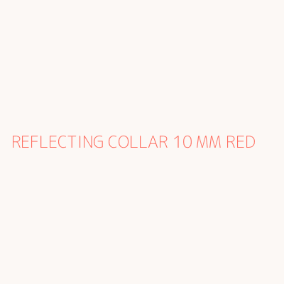 REFLECTING COLLAR 10 MM RED