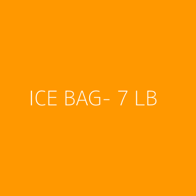 Product  ICE BAG- 7 LB 