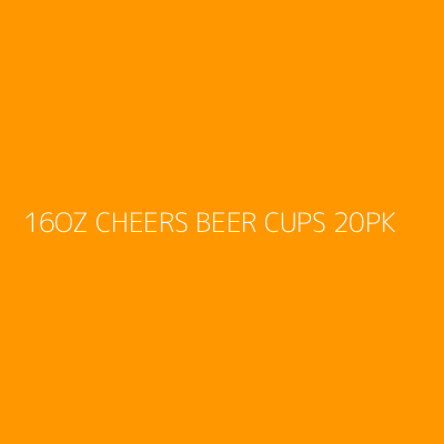 Product 16OZ CHEERS BEER CUPS 20PK