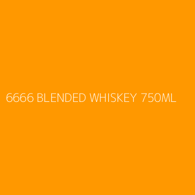 Product 6666 BLENDED WHISKEY 750ML