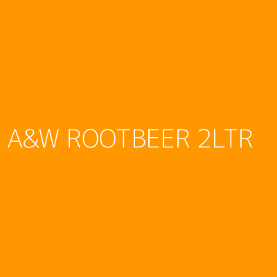 Product A&W ROOTBEER 2LTR