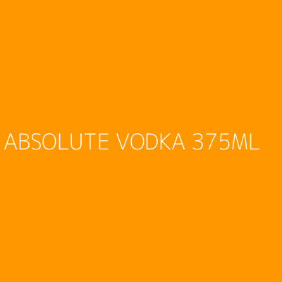 Product ABSOLUTE VODKA 375ML