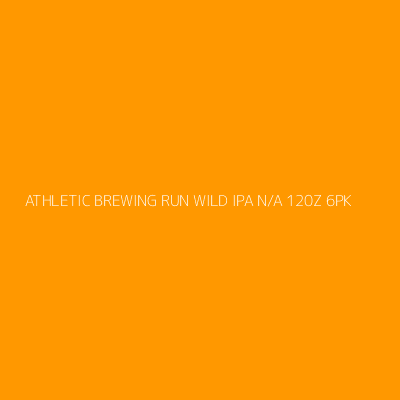 Product ATHLETIC BREWING RUN WILD IPA N/A 120Z 6PK