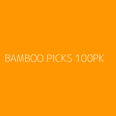 Product BAMBOO PICKS 100PK