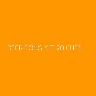 Product BEER PONG KIT 20 CUPS 