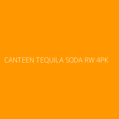 Product CANTEEN TEQUILA SODA RW 4PK