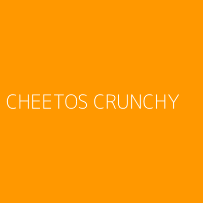 Product CHEETOS CRUNCHY 