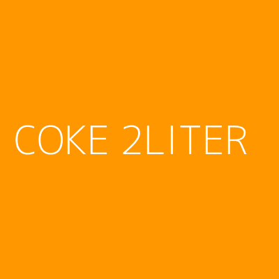 Product COKE 2LITER