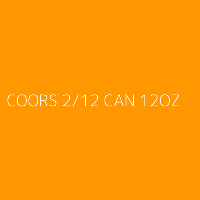 Product COORS 2/12 CAN 12OZ