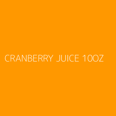 Product CRANBERRY JUICE 10OZ