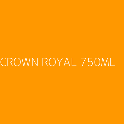 Product CROWN ROYAL 750ML