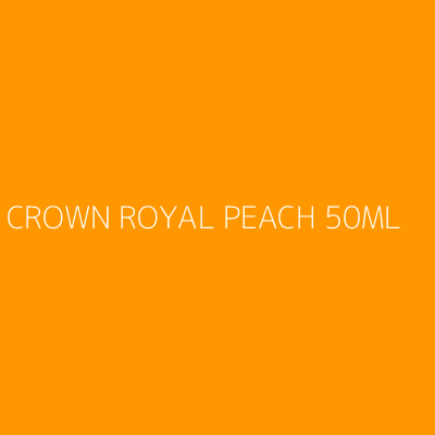 Product CROWN ROYAL PEACH 50ML