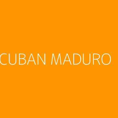 Product CUBAN MADURO