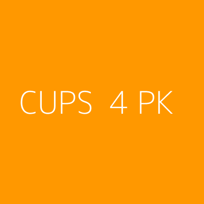 Product CUPS  4 PK