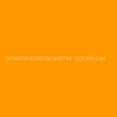 Product CUTWATER ESPRESSO MARTINI 12OZ 4PK CAN