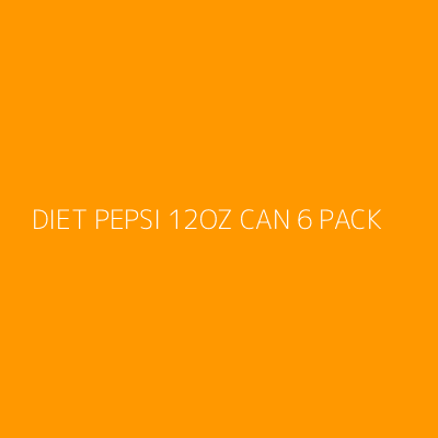 Product DIET PEPSI 12OZ CAN 6 PACK