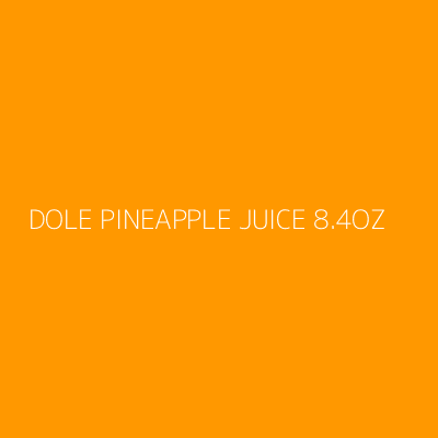 Product DOLE PINEAPPLE JUICE 8.4OZ