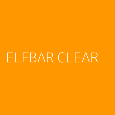 Product ELFBAR CLEAR 