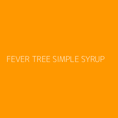 Product FEVER TREE SIMPLE SYRUP