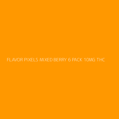 Product FLAVOR PIXELS MIXED BERRY 6 PACK 10MG THC