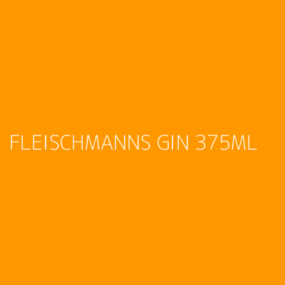 Product FLEISCHMANNS GIN 375ML