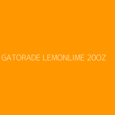 Product GATORADE LEMONLIME 20OZ