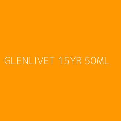 Product GLENLIVET 15YR 50ML