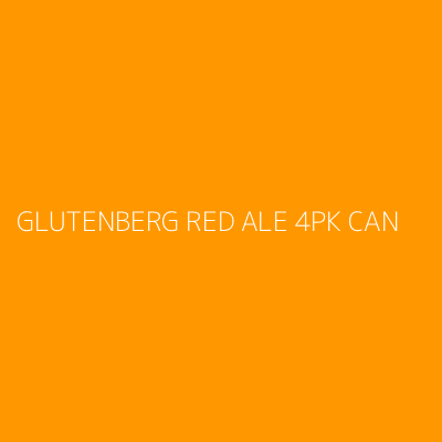 Product GLUTENBERG RED ALE 4PK CAN