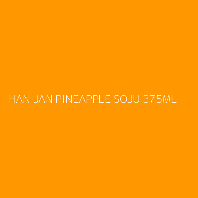 Product HAN JAN PINEAPPLE SOJU 375ML