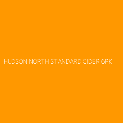 Product HUDSON NORTH STANDARD CIDER 6PK