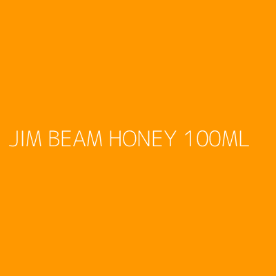 Product JIM BEAM HONEY 100ML