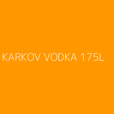 Product KARKOV VODKA 175L