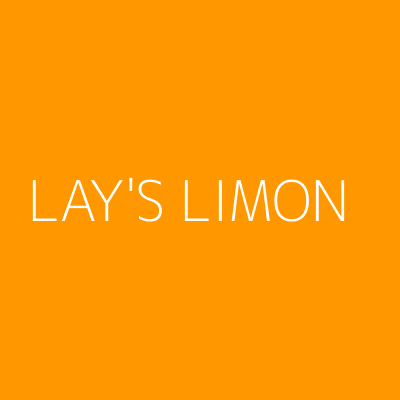 Product LAY'S LIMON