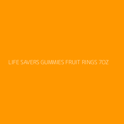 Product LIFE SAVERS GUMMIES FRUIT RINGS 7OZ