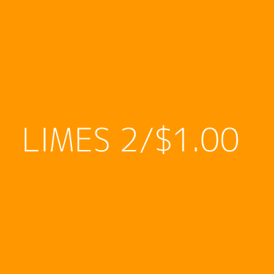 Product LIMES 2/$1.00