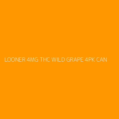 Product LOONER 4MG THC WILD GRAPE 4PK CAN