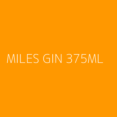 Product MILES GIN 375ML