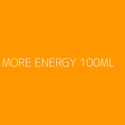 Product MORE ENERGY 100ML