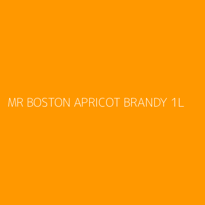 Product MR BOSTON APRICOT BRANDY 1L