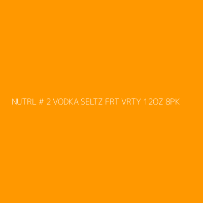 Product NUTRL # 2 VODKA SELTZ FRT VRTY 12OZ 8PK